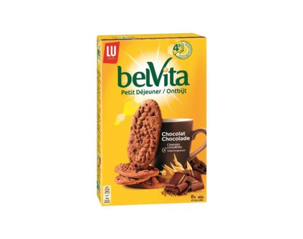 Palette de Belvita Petit Déjeuner Chocolat - LU - 400 g