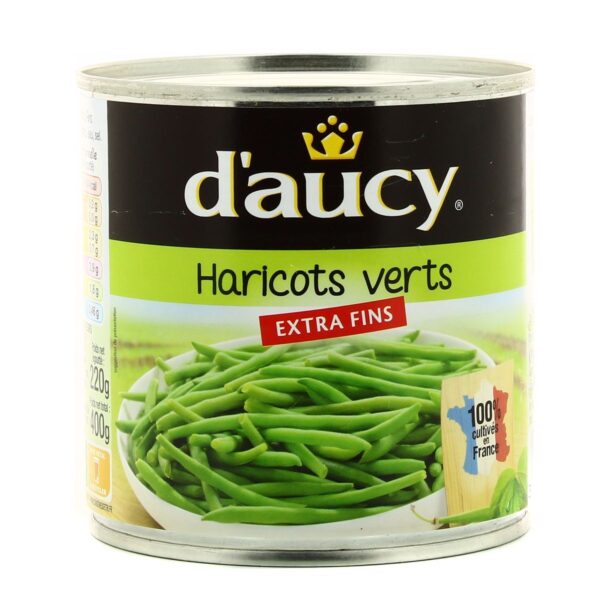 Palette d'Haricots verts extra fins 220g - DAUCY