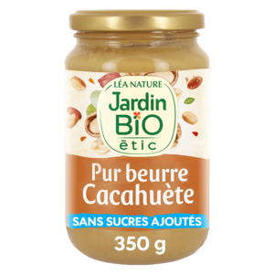 Palette de Pur beurre de cacahuète – Jardin Bio – 350 g