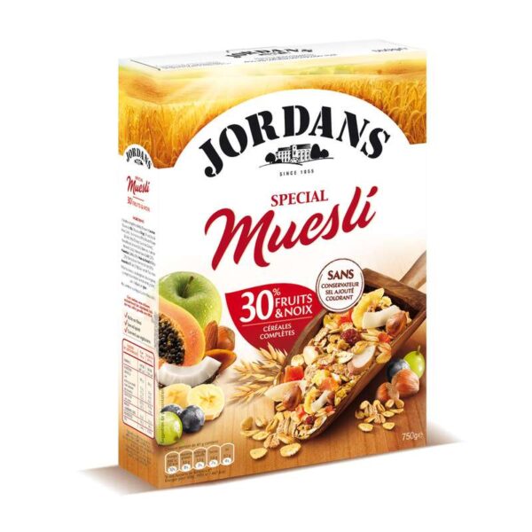 Palette de Special Muesli 30% fruits & noix - Jordans - 750 g