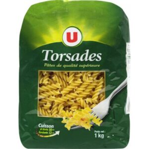 Palette de Pâtes Torsades 1kg