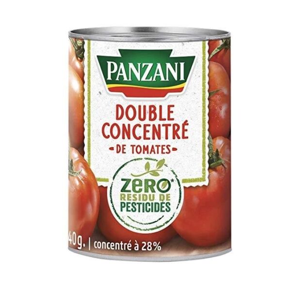 Palette de Double Concentré de Tomate 0 Pesticides 140g – PANZANI