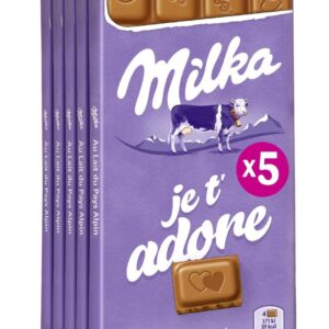 Palette de Tablettes Chocolat au Lait des Alpes 5x100g – MILKA