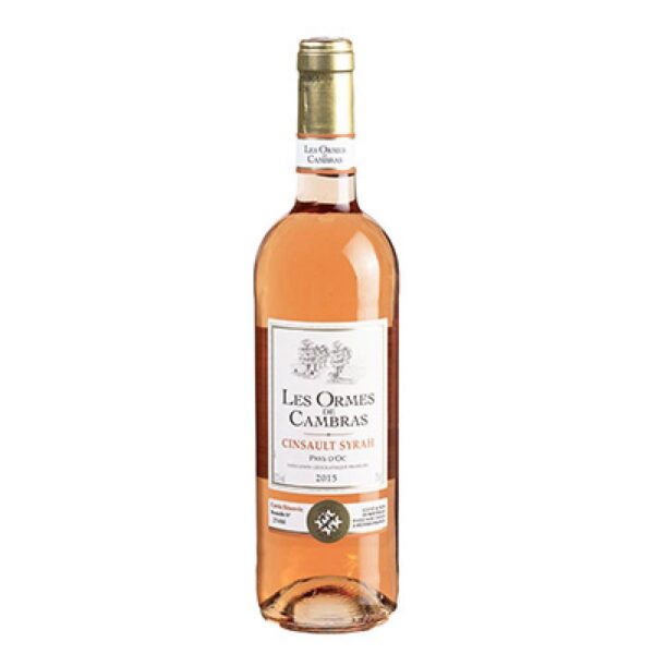 Palette de 75Cl Vin De Pays D Oc Cinsault Rose Ormes Cambras