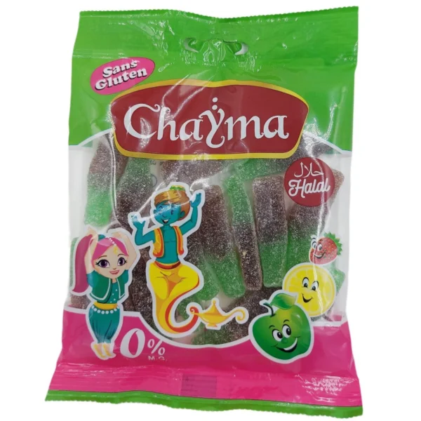 Palette de Bonbons Bouteilles colas EL MORJANE Chayma 100Gr