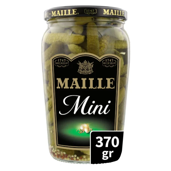 Palette de Cornichons Mini Petits Croquants MAILLE 370Gr