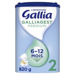 Palette de Lait Bébé en Poudre 2ème Âge 6-12 Mois Galliagest Premium | GALLIA 820g