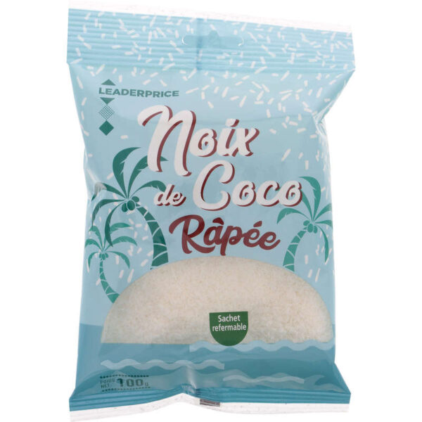 Palette de NOIX DE COCO RAPEE 100G